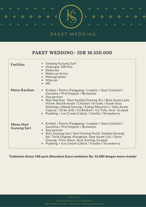 Paket Wedding